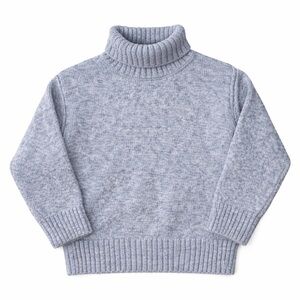 ZARA Kids Gray Turtleneck Sweater 4-5Y
